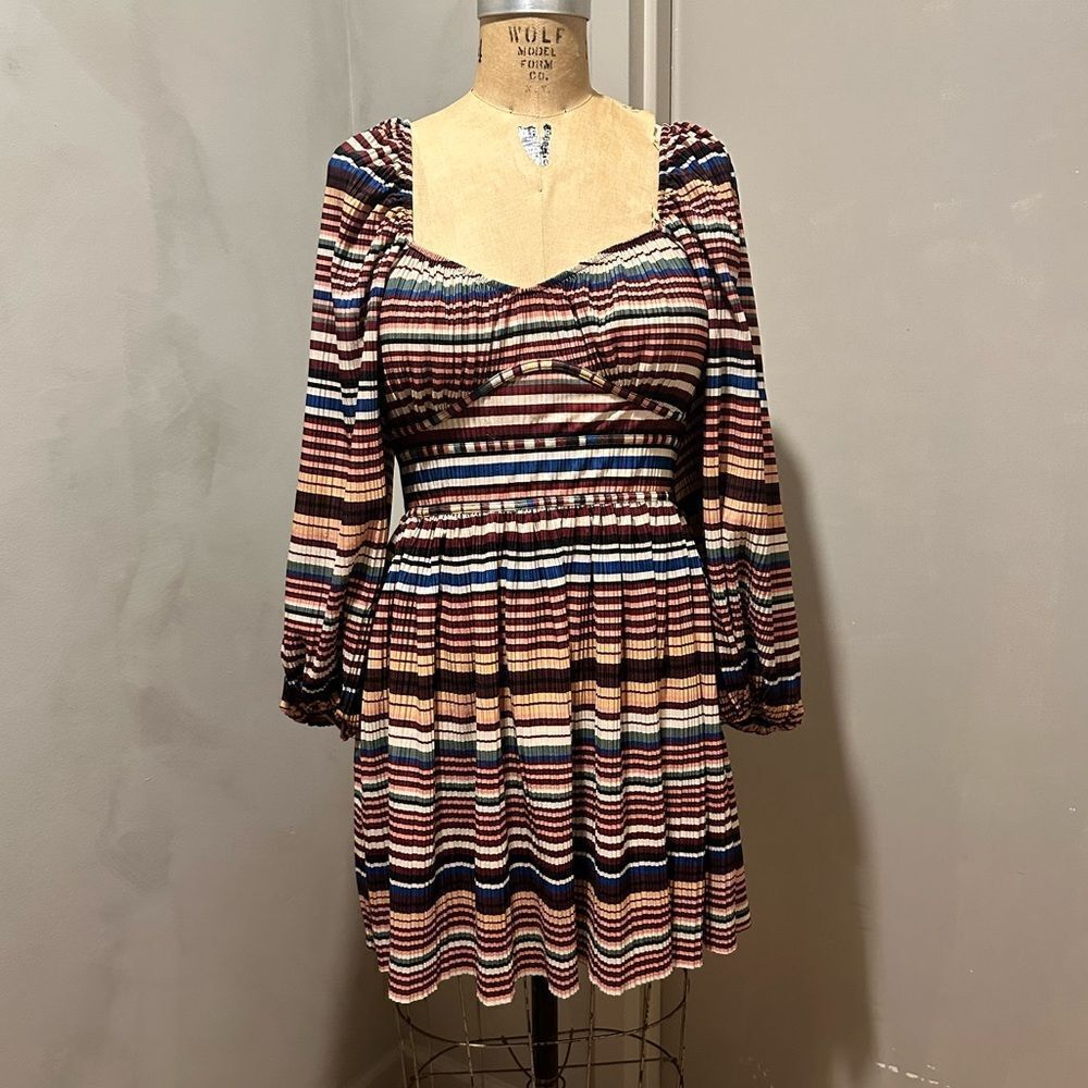 Zara striped corset dress